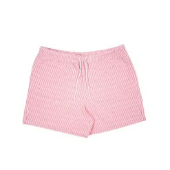 BISOUS SKATEBOARD - Short de bain rayures - Rose