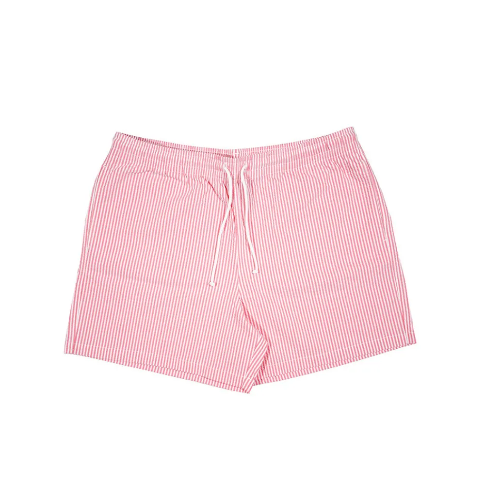 BISOUS SKATEBOARD - Short de bain rayures - Rose