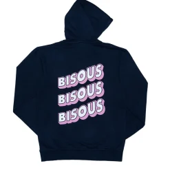 Bisous Skateboard - Sweatshirt Sonics - Bleu
