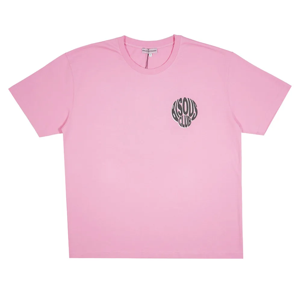 BISOUS SKATEBOARD - T-Shirt Bisous Blow up - Rose