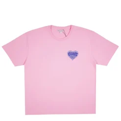 BISOUS SKATEBOARD - T-Shirt Coeur - Rose