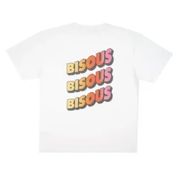 BISOUS SKATEBOARD - T-shirt Sonics - Tiedye Blanc