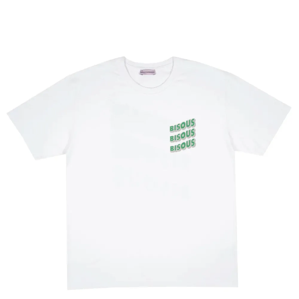 Bisous Skateboard - T-Shirt Sonics - Blanc
