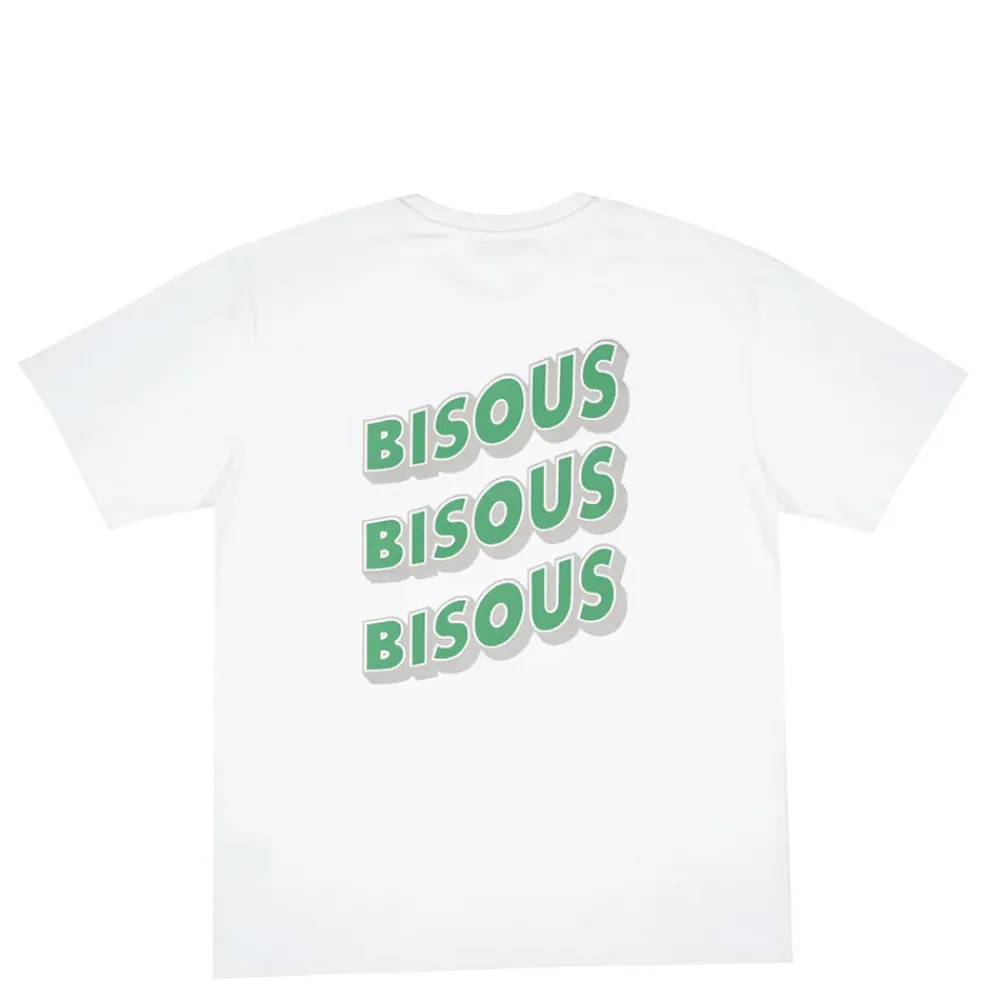 Bisous Skateboard - T-Shirt Sonics - Blanc