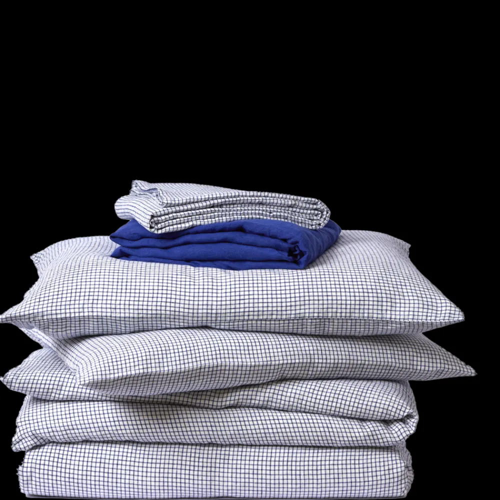 Merci Paris Blue Shibori Square Set