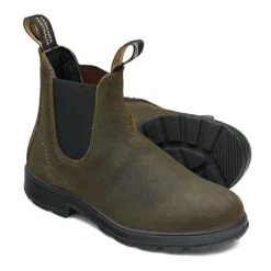 Women Blundstone - Bottines Classic Chelsea - Olive Foncée