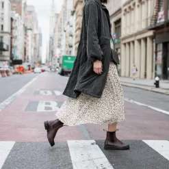 Women Blundstone - Bottines Hautes Chelsea - Bordeaux