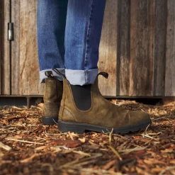 Women Blundstone - Bottines Original Chelsea - Kaki