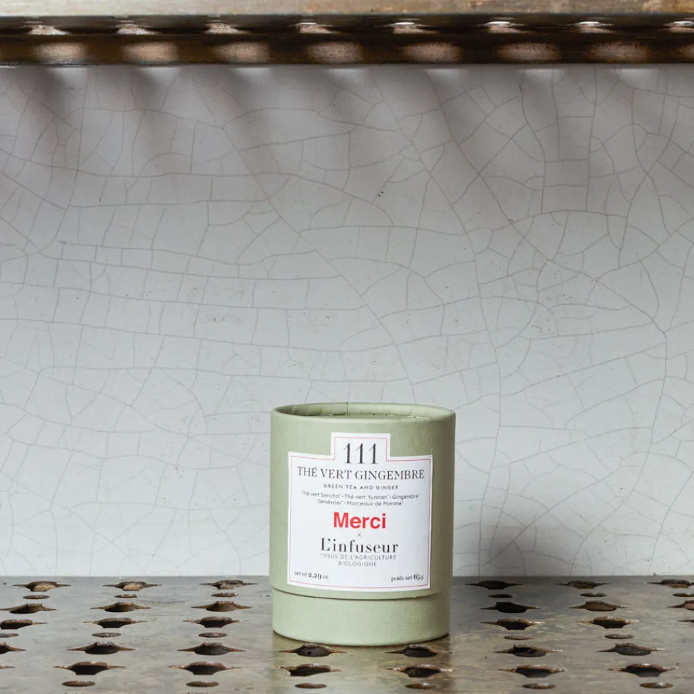 391 L'INFUSEUR Boite Vrac - Thé vert gingembre
