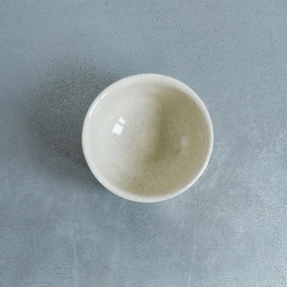 925 JARS CERAMISTES Bol Dashi - Quartz Craquelé - Craie