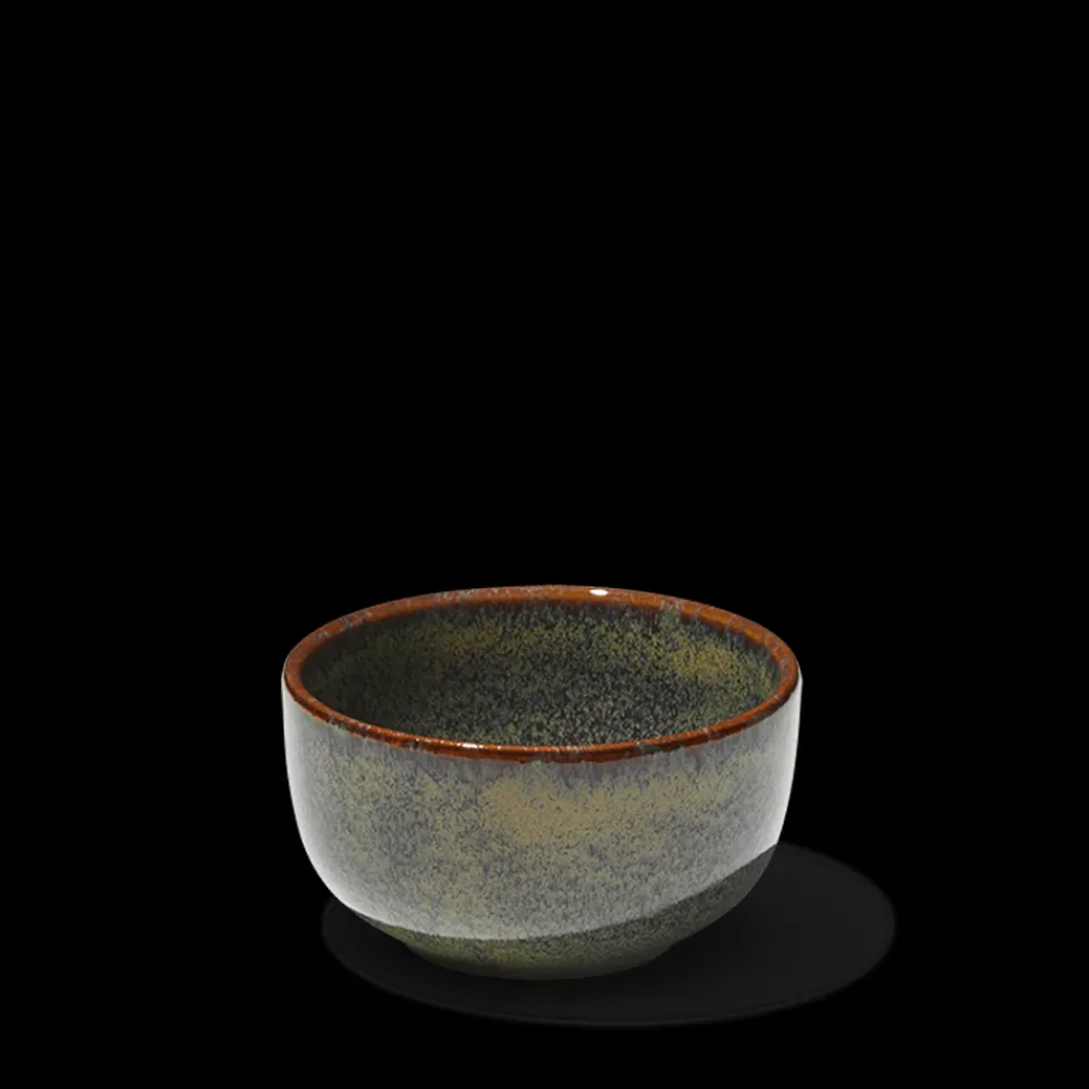 559 STONEWARE Bol en grès émaillé Jaspe - Vert