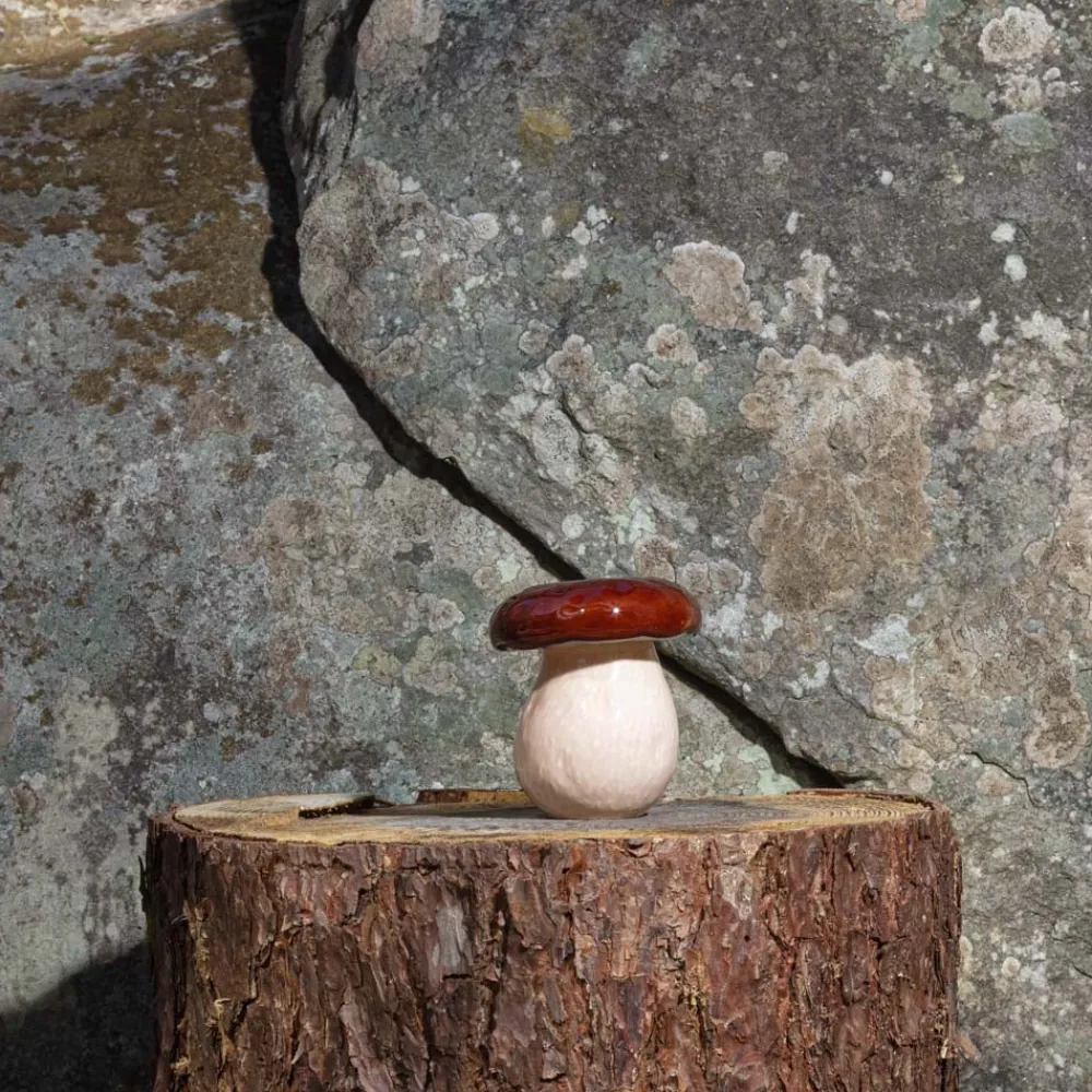 1852 VISTA ALEGRE Boîte champignon en faïence