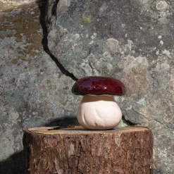 1852 VISTA ALEGRE Boîte champignon en faïence
