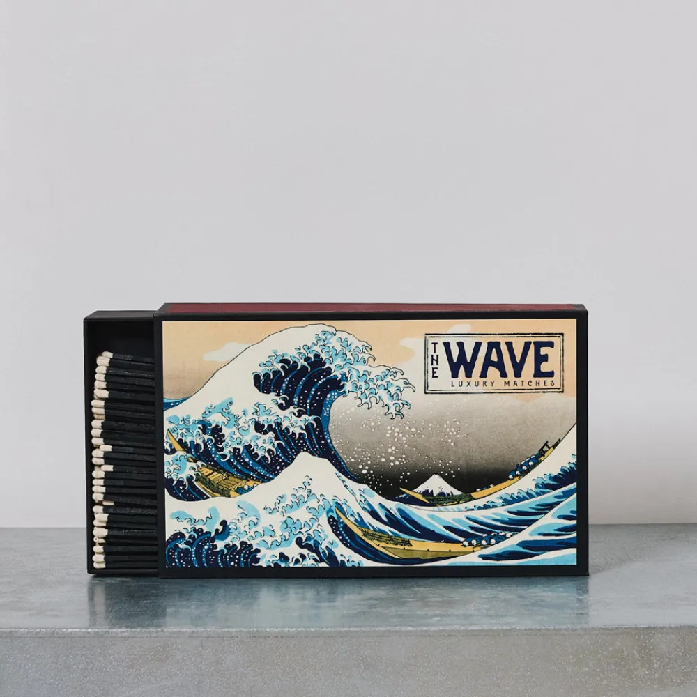 590 FINE MATCH BOX Boîte de 120 grandes allumettes - Big Wave