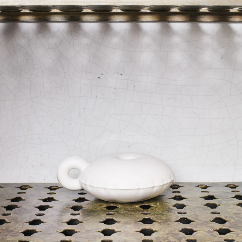 2191 HOME STUDYO Bougeoir Candy - Blanc