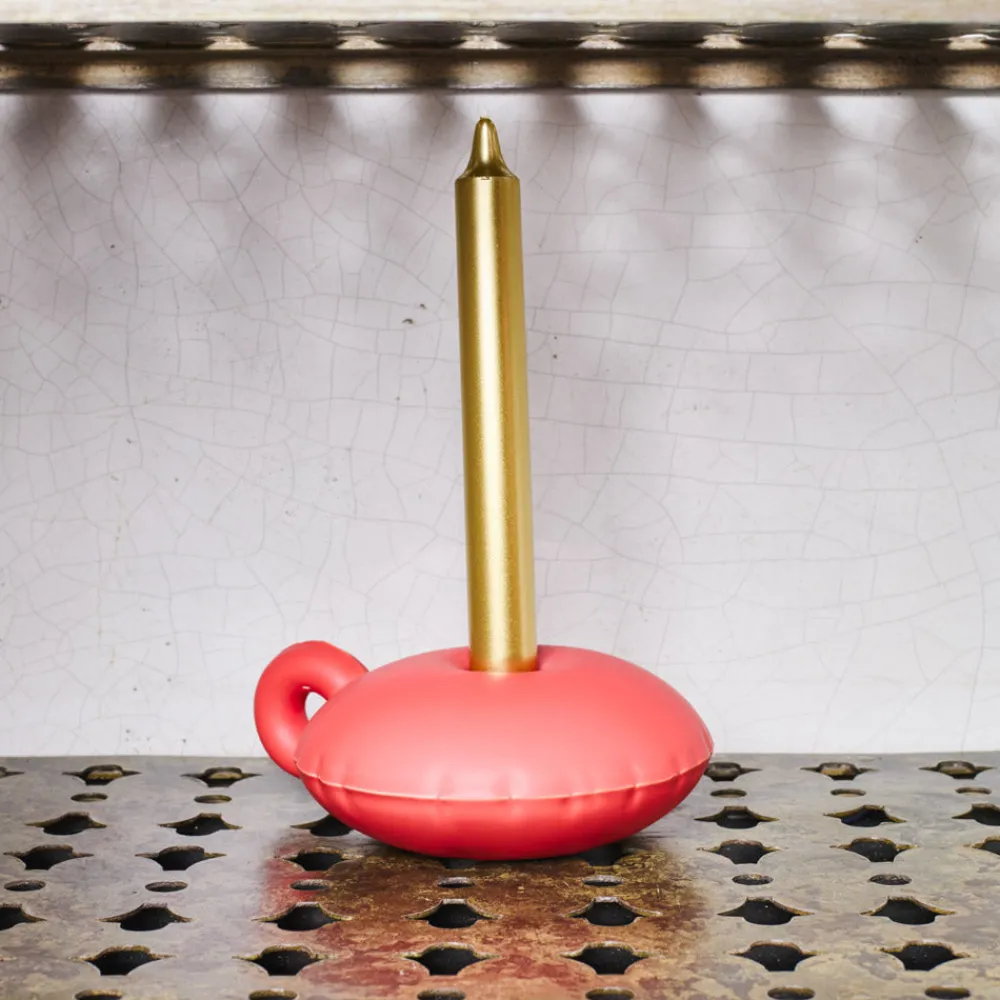 2191 HOME STUDYO Bougeoir Candy - Rouge