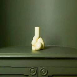 208 HAY Bougeoir en porcelaine - Jaune