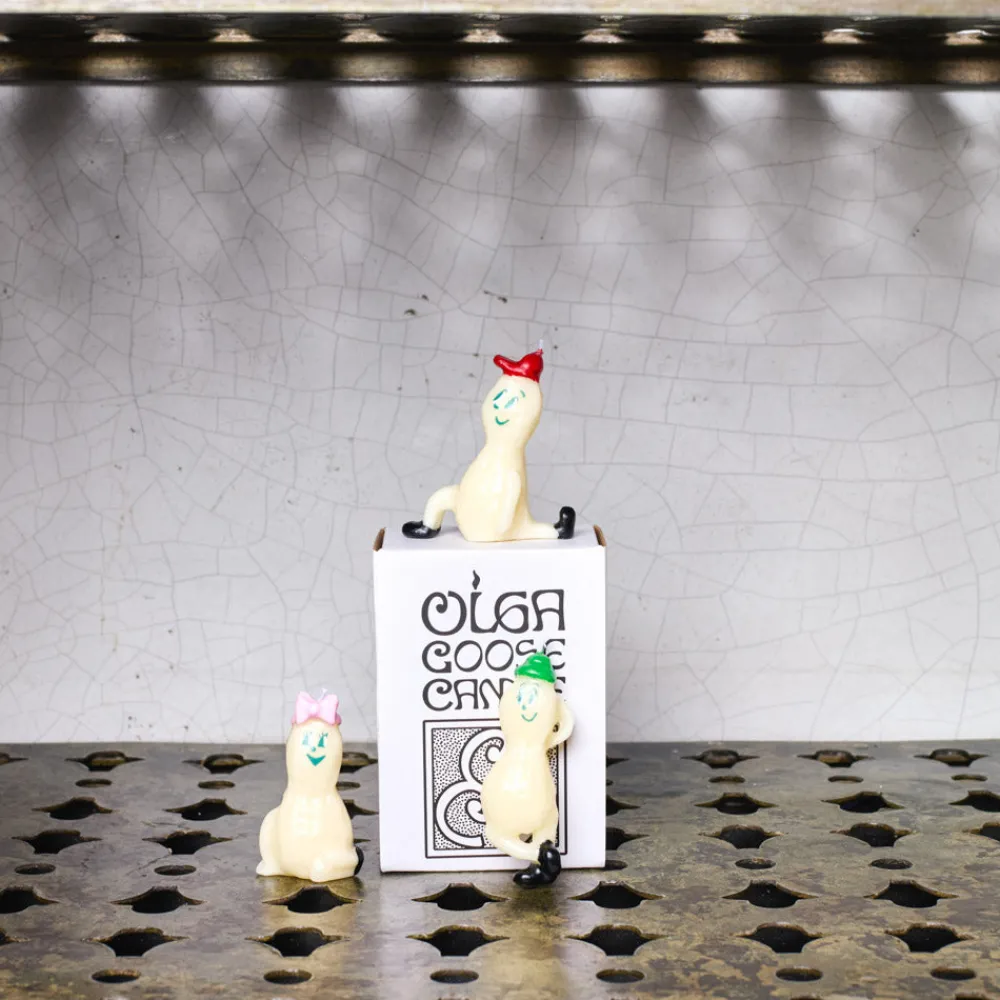 2219 OLGA GOOSE Bougie - Peanuts Andy