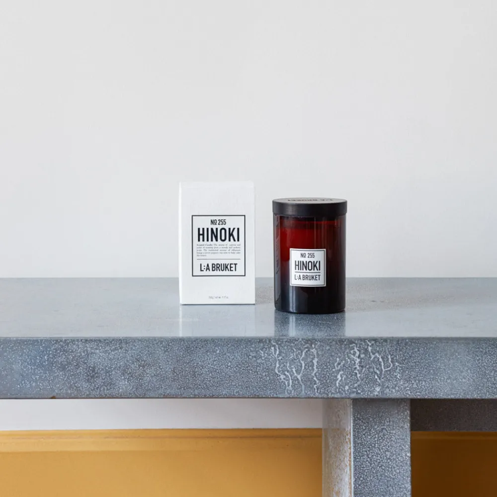 1054 LA BRUKET Bougie L:A BRUKET - N°255 Hinoki