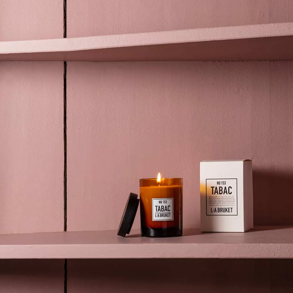 1054 LA BRUKET Bougie L:A BRUKET - N°153 Tabac