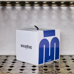 2195 MAMENE Bougie Podium L - Bleu Cobalt