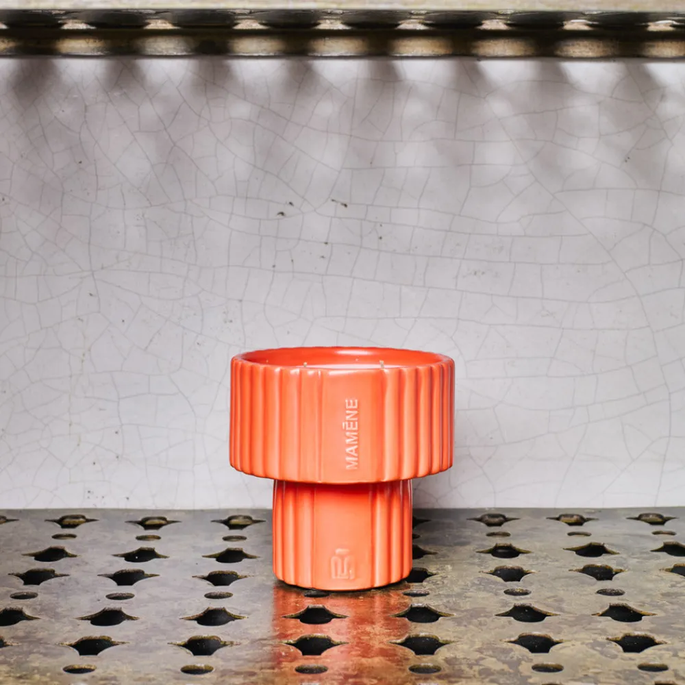 2195 MAMENE Bougie Podium M - Orange