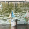 1814 BORNN Bougie splash bleu - Jasmine