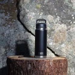 1865 YETI Bouteille Rambler avec bouchon Chug - Noir - YETI