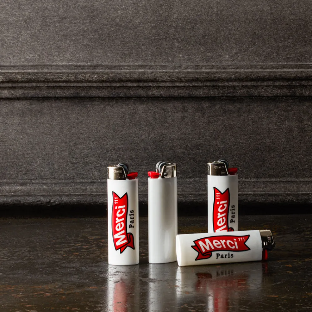 1799 MARKM LASER Briquet Fanion - Rouge - Merci