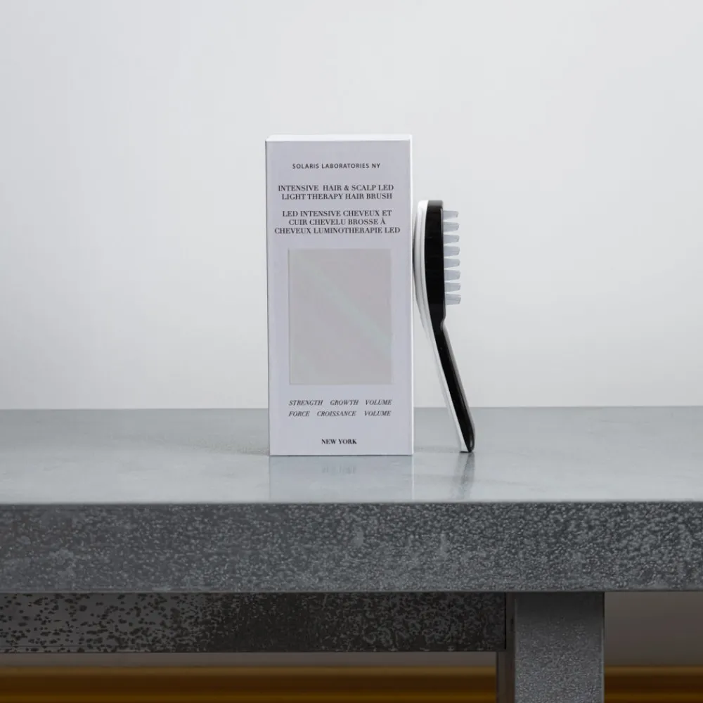 1335 SOLARIS Brosse à cheveux Intensive Hair & Scalp LED Light Therapy