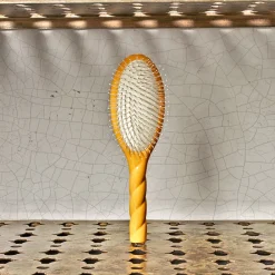 1664 LA BONNE BROSSE Brosse à cheveux N.04 LA MIRACLE - Démêlante & Massante - Jaune