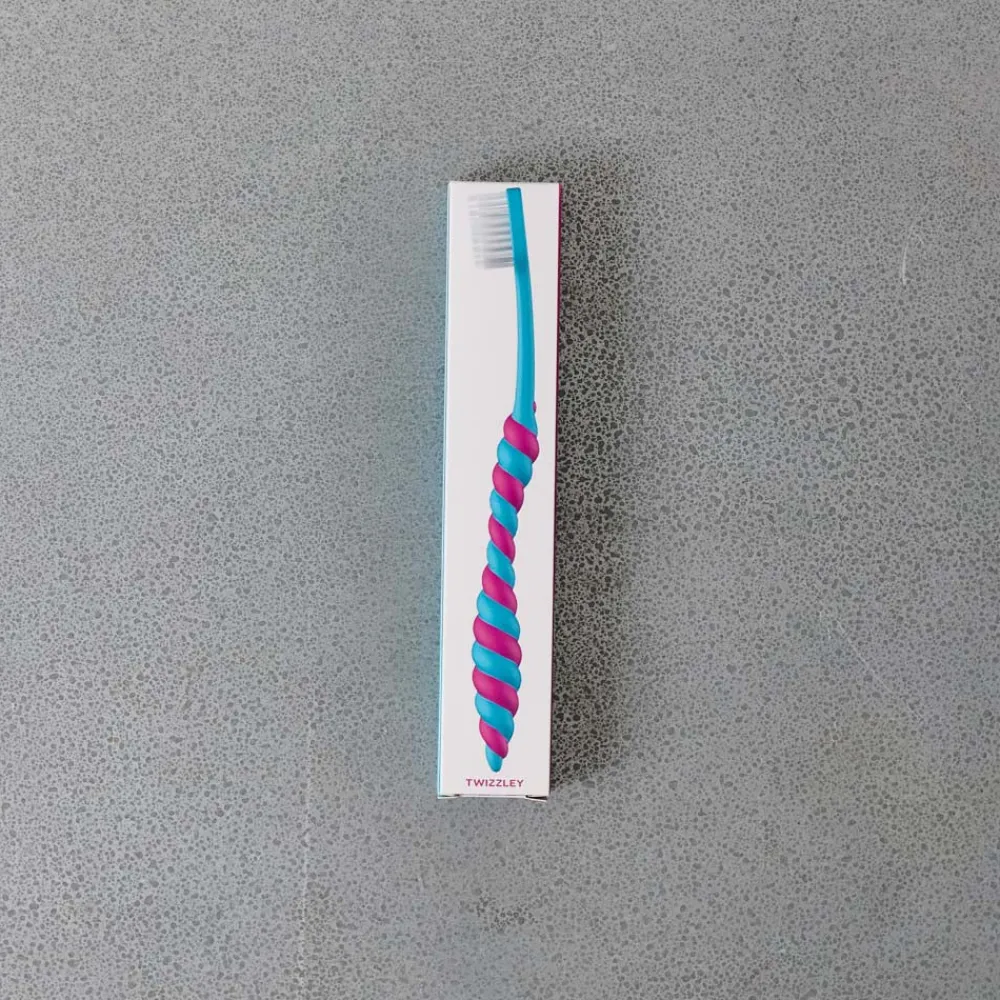 2235 TWIZZLEY Brosse à dent - Cyan & Magenta