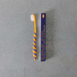 2235 TWIZZLEY Brosse à dent - Jaune & Marine