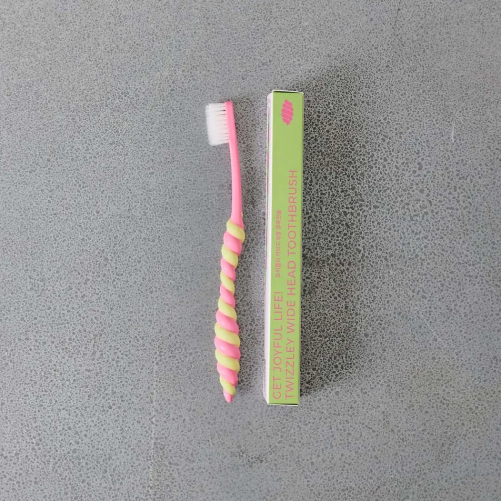 2235 TWIZZLEY Brosse à dent - Rose & Lime