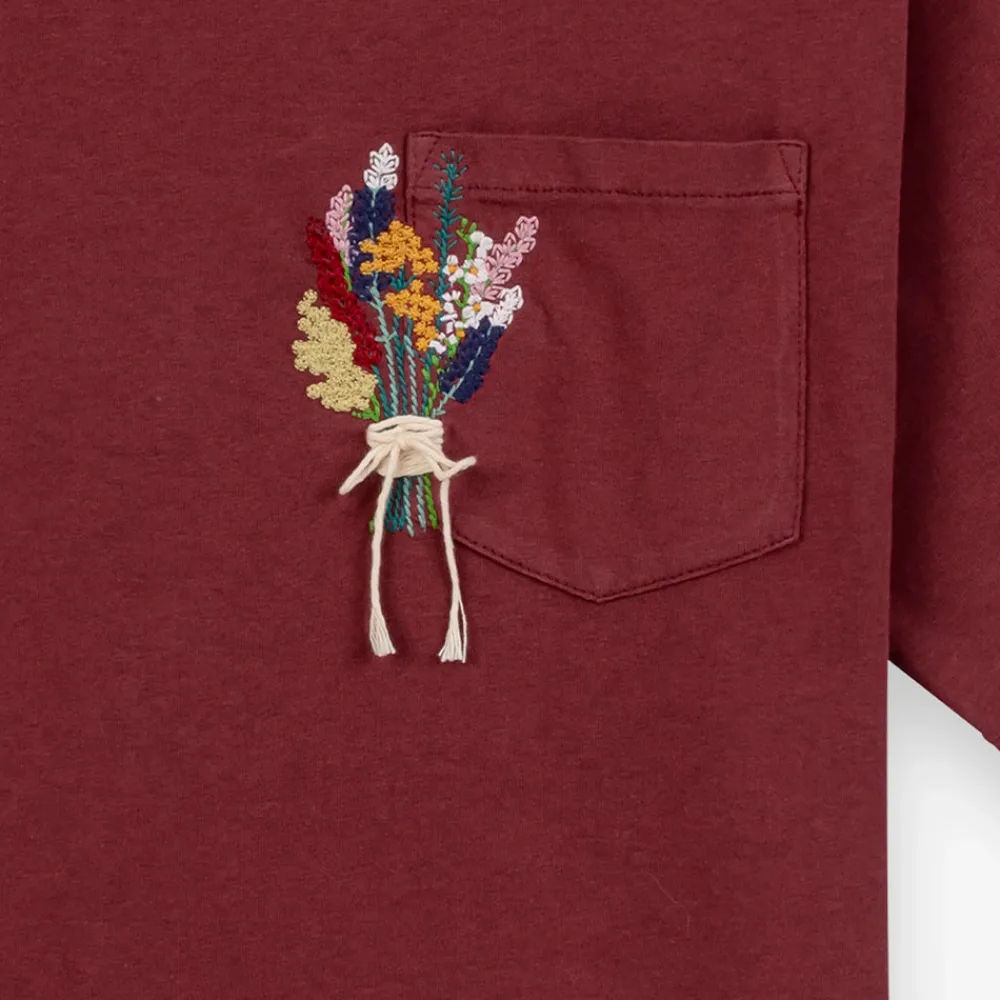 CALEB - T-shirt Buttercup - Bordeaux