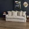 MERCI Canapé convertible 3 places - Gris Digoin -