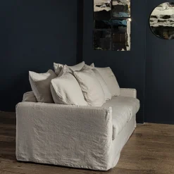 MERCI Canapé convertible 3 places - Gris Digoin -