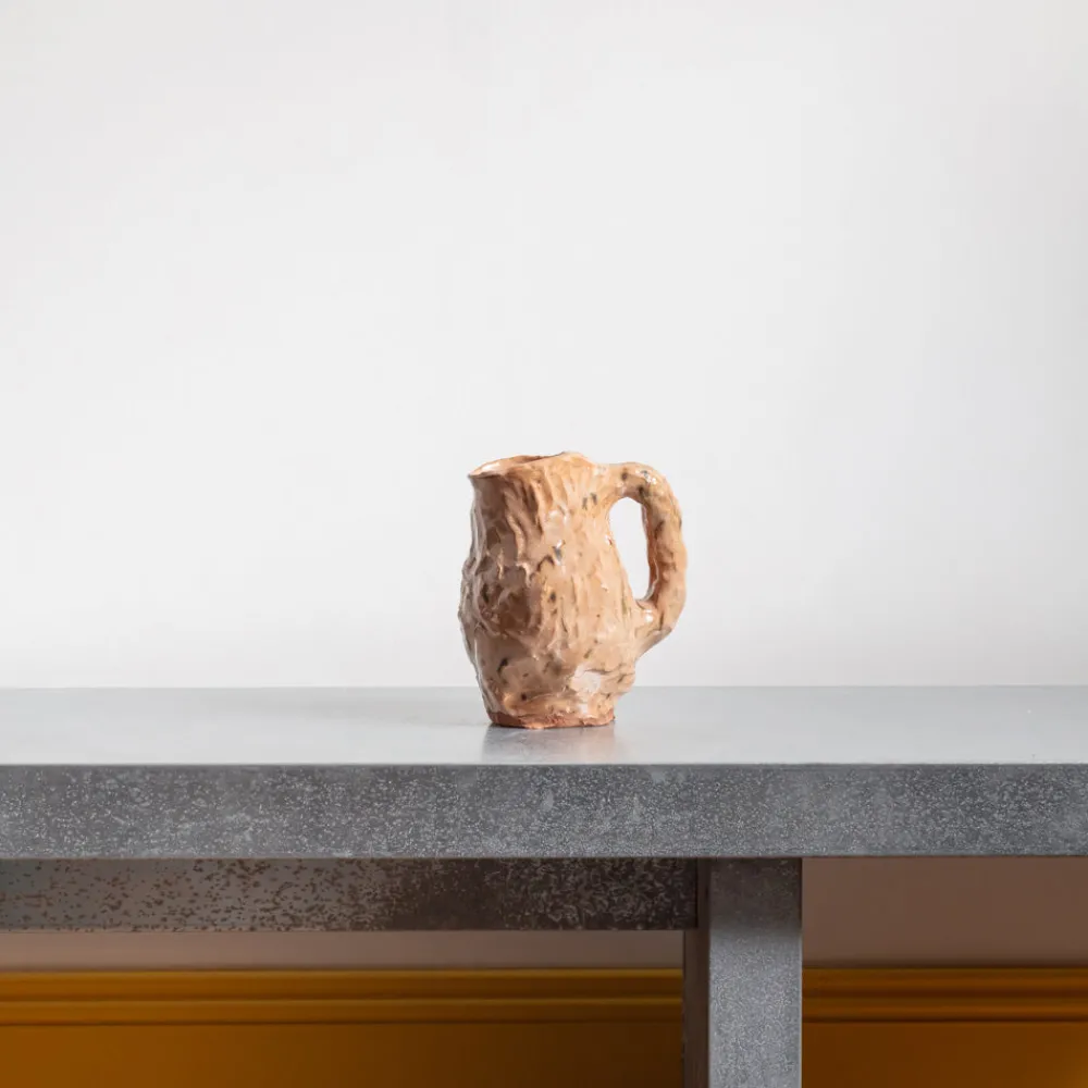 2026 TR CUITE Carafe façonnée à la main - Marron & Rose