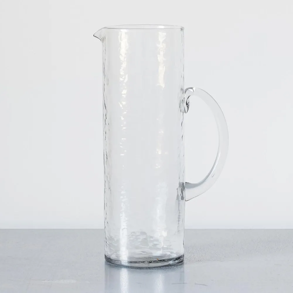 1927 DINNERWARE & CO Carafe martelée - Transparent