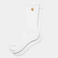 Women Carhartt Wip - Chaussettes Chase - Blanc