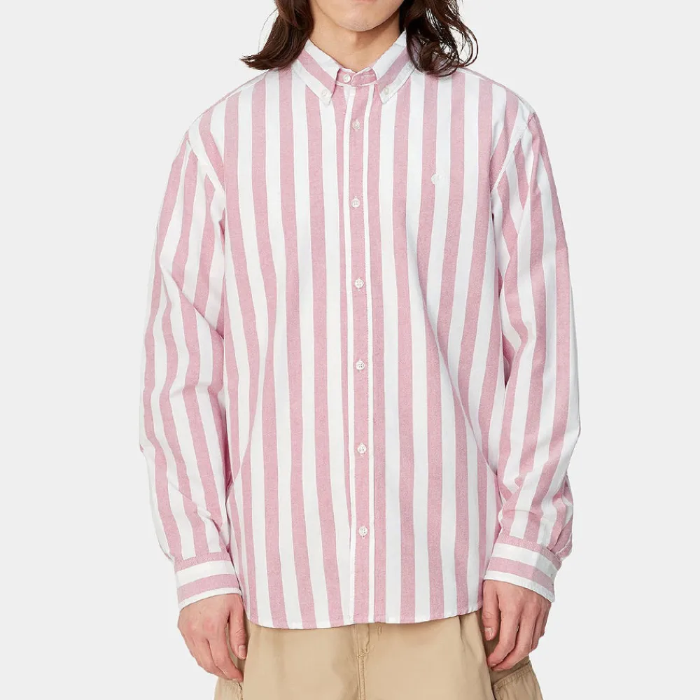 Carhartt Wip - Chemise Dillion - Rose