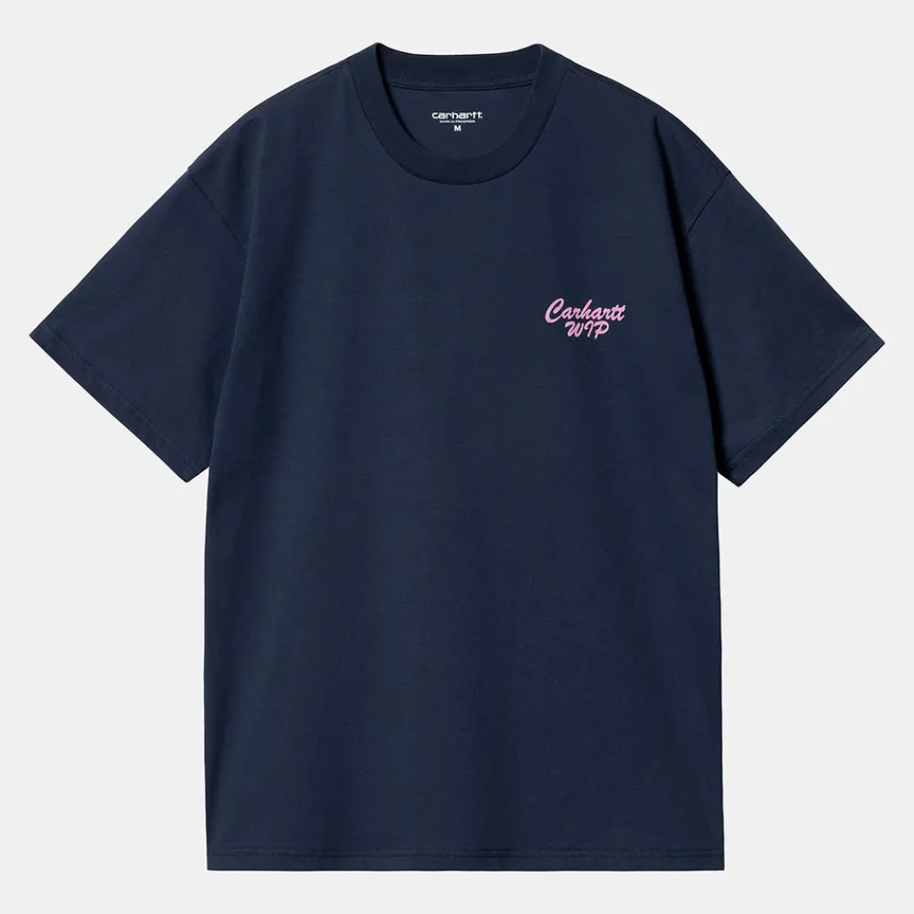 Carhartt WIP - T-Shirt Friendship - Bleu