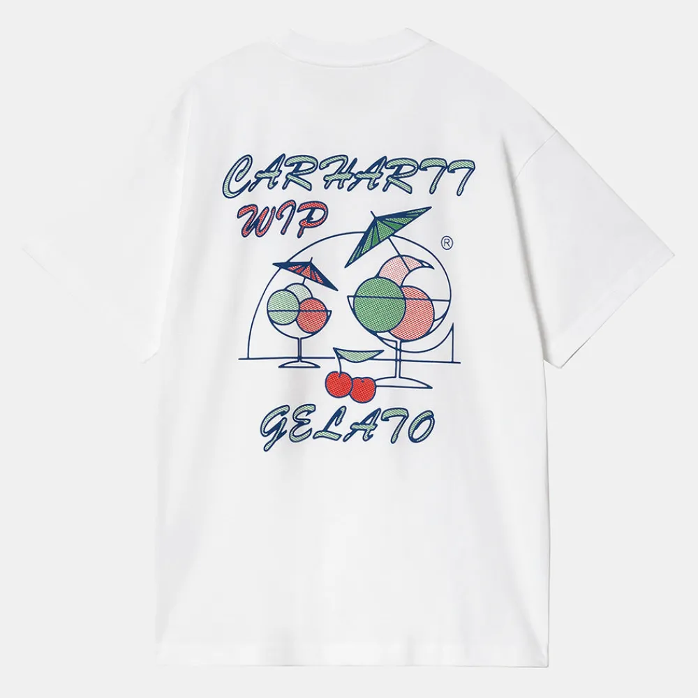 Carhartt WIP - T-Shirt Gelato - Blanc