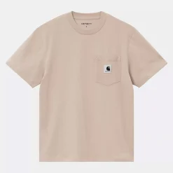 Women Carhartt WIP - T-Shirt Pocket - Fleur de sel