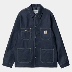 Women Carhartt Wip - Veste OG Chore - Bleu
