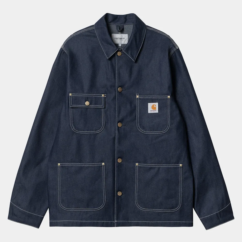 Women Carhartt Wip - Veste OG Chore - Bleu