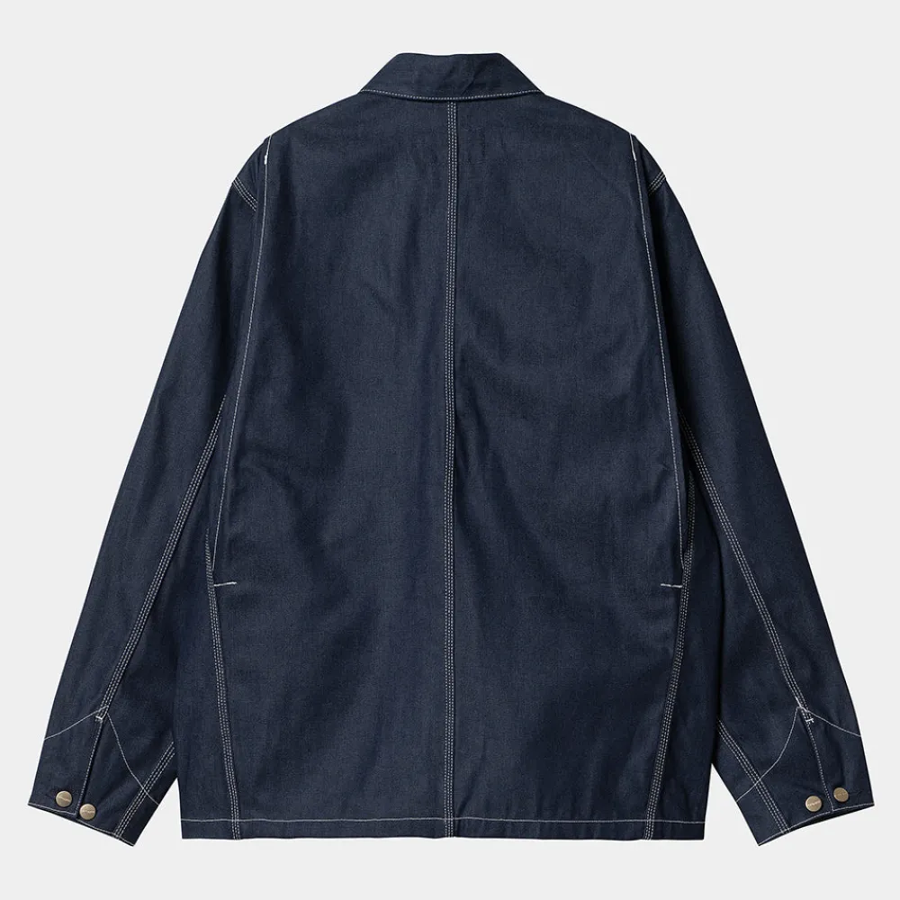 Women Carhartt Wip - Veste OG Chore - Bleu