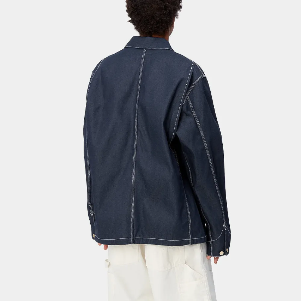 Women Carhartt Wip - Veste OG Chore - Bleu