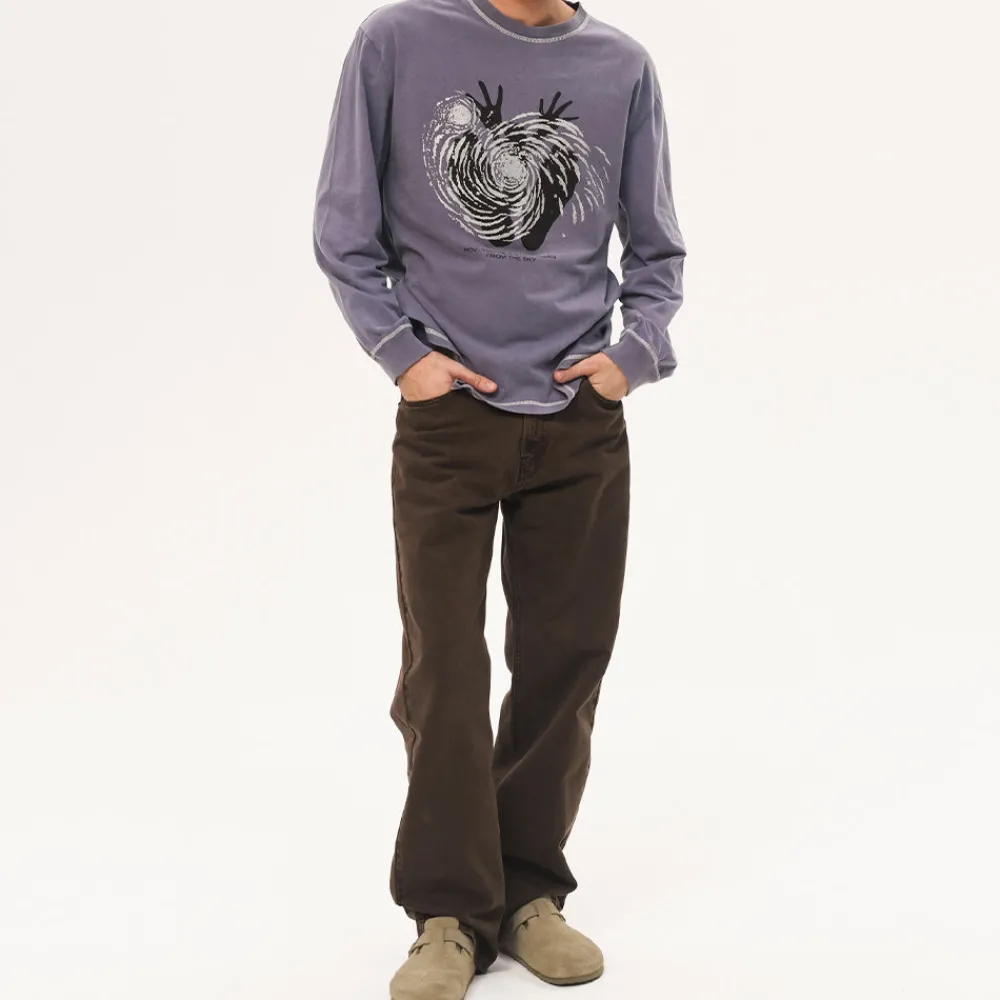 CARNE BOLLENTE - Pantalon Under the Moon - Marron