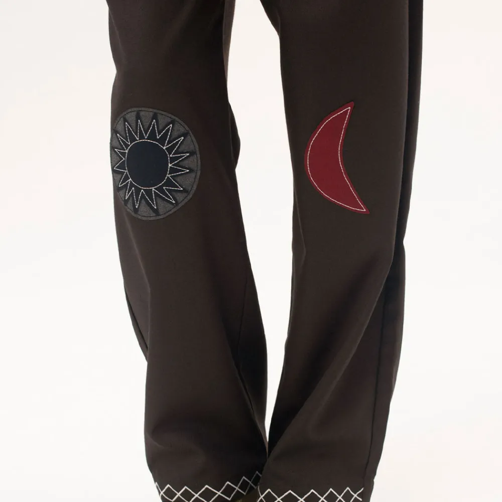 CARNE BOLLENTE - Pantalon Night and Day - Marron